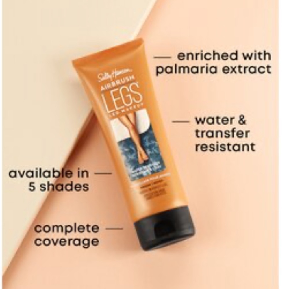 Sally Hansen Air Brush Legs Lotion Leg Makeup Tanning Lotion - Picture 3 of 12